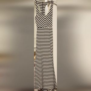 💝 Monteau Black and White Striped L.A. Designer Maxi Dress sz S ALL ITEMS $8